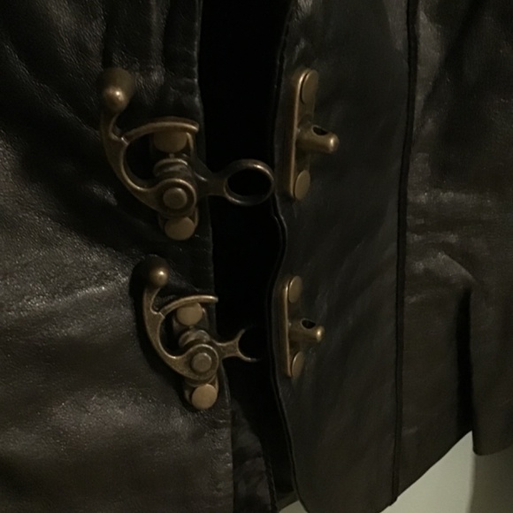 Genuine Leather Blazer Jacket - Picture 4 of 4